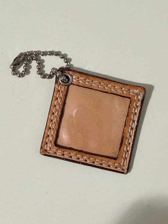 Coach Accessories - Vintage Coach Photo Holder Hang Tag Bag Charm Keychain RARE